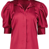 Cate Ruched Sleeve Top