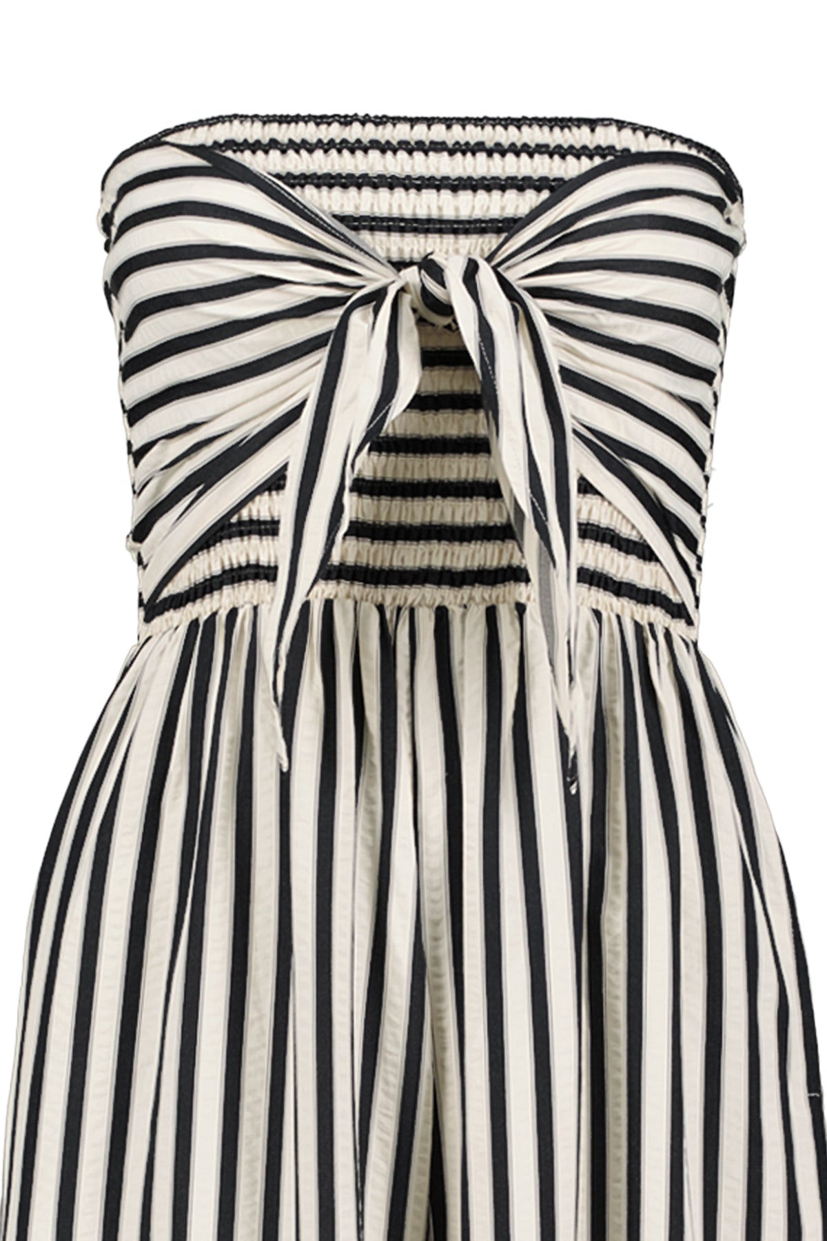 Bishop + Young | Elva Tie Front Jumpsuit Black STRIPE / M Bishop + Young | Elva Tie Front Jumpsuit Black STRIPE / M