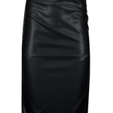 Colette Side Ruched Midi Skirt