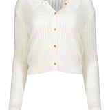 Sporty Pointelle Cardigan