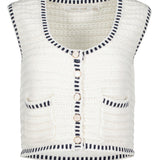 Luxe Crochet Sweater Vest