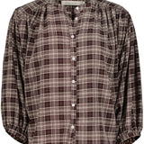 Juliette Plaid Blouse