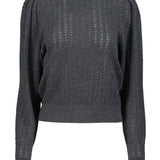 Sienna Puff Sleeve Metallic Sweater