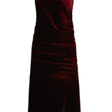 Elle Velvet Halter Dress