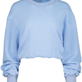 Cozy Bubble Hem Sweatshirt