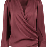 Fluid Satin Blouse