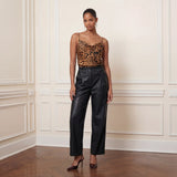 Emma Pull-On Faux Leather Pant